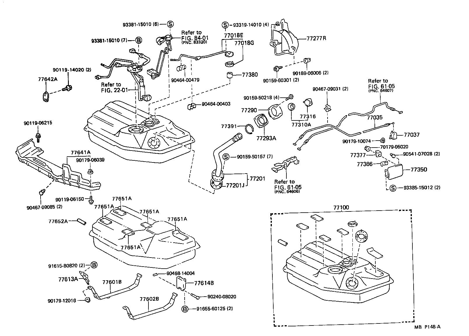 Exploded illustration MBP148A