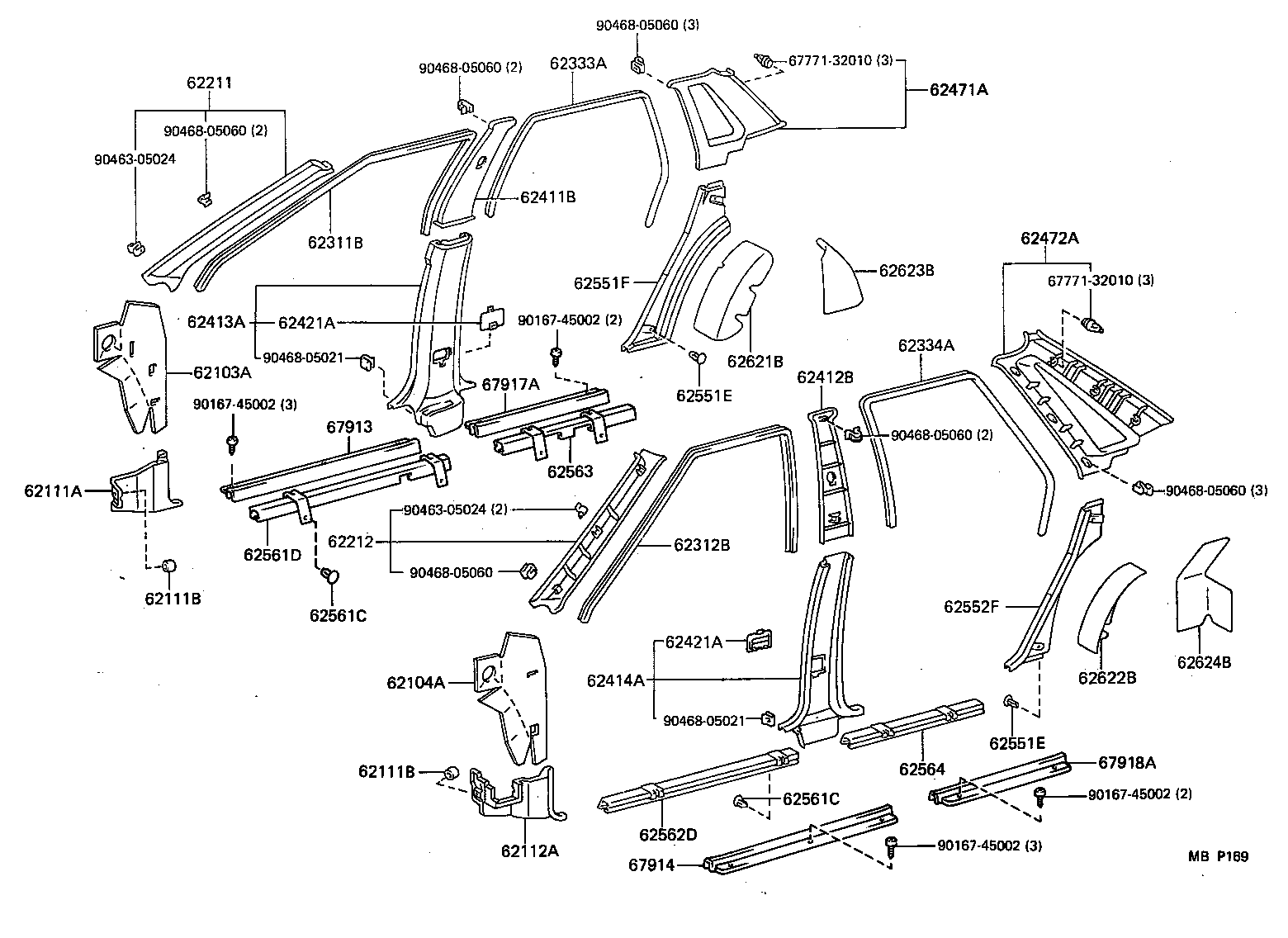 Exploded illustration MBP169