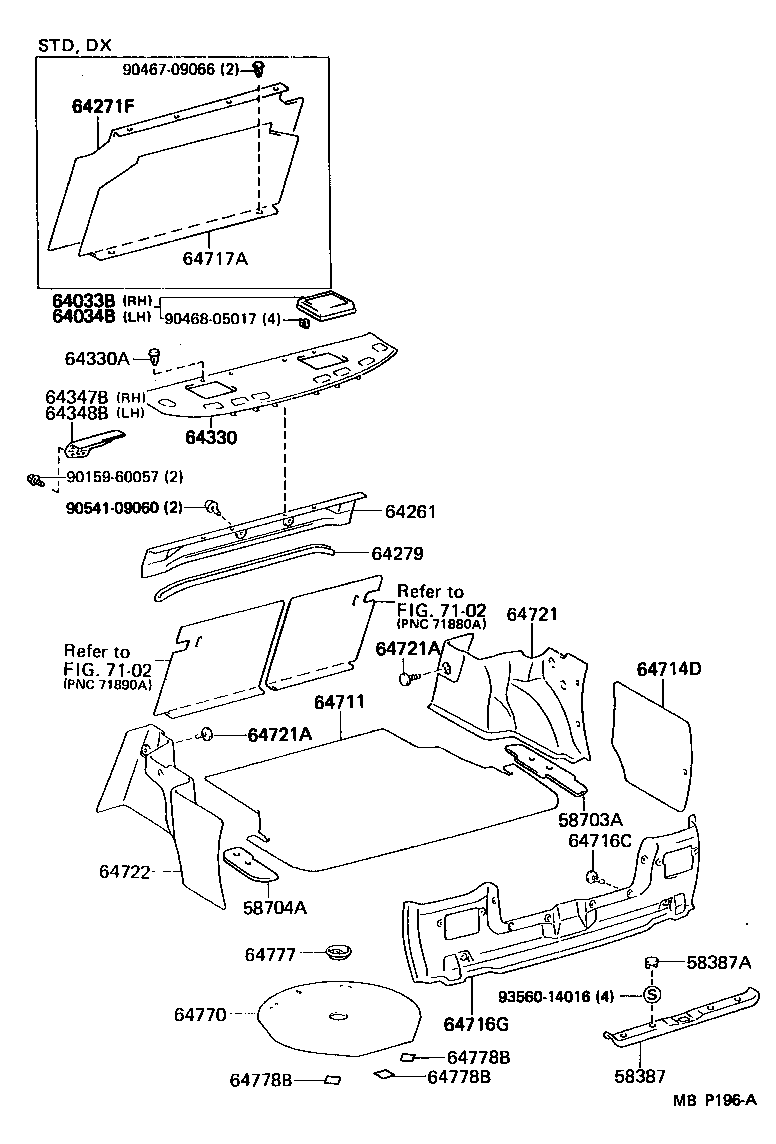 Exploded illustration MBP196A