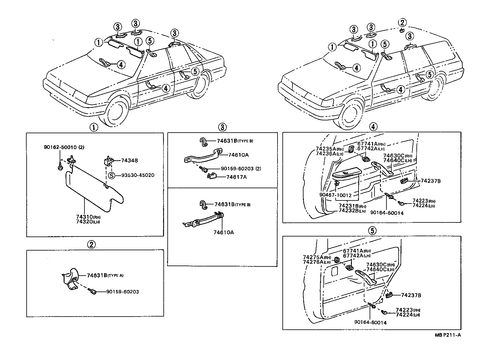 Exploded illustration MBP211A