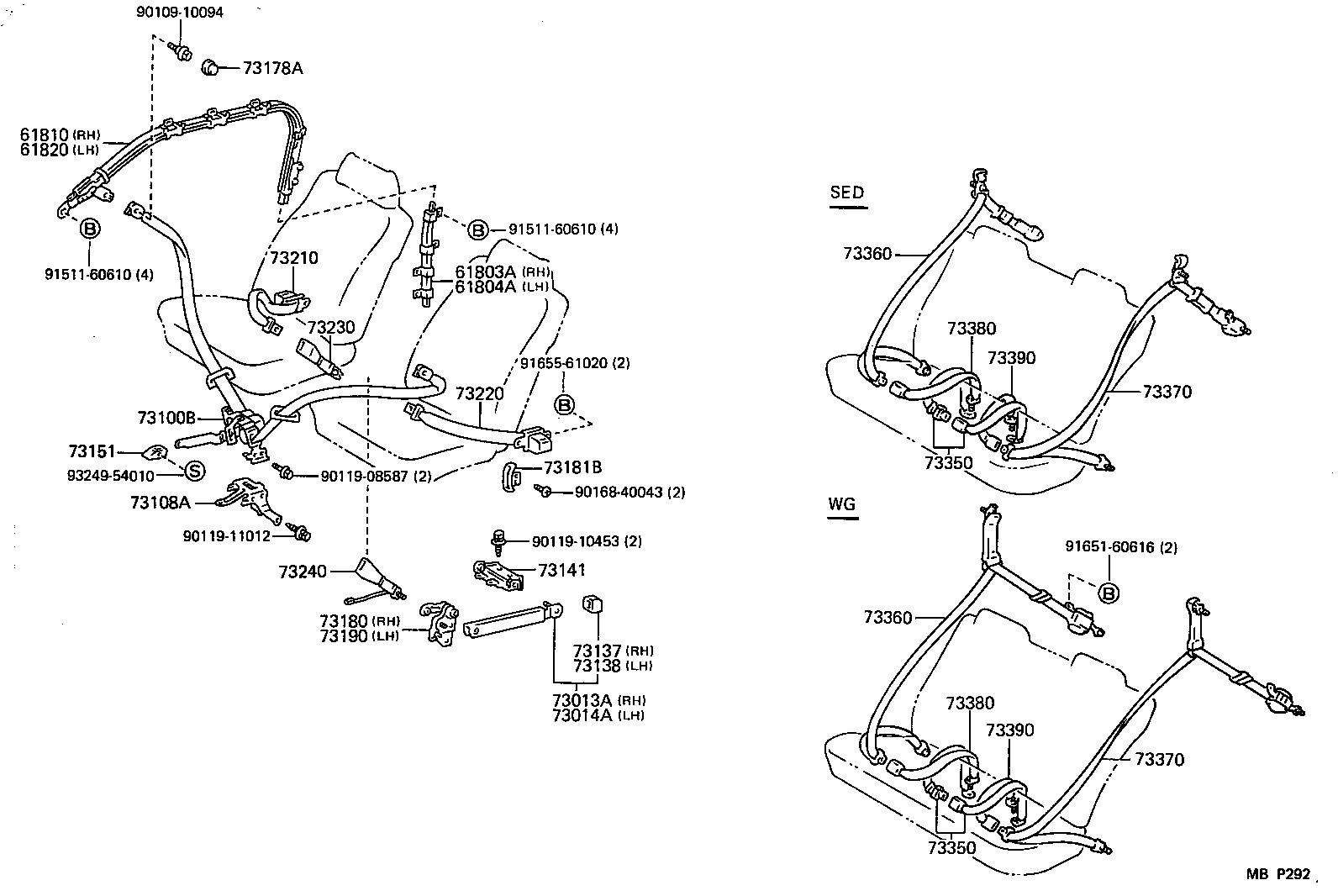Exploded illustration MBP292