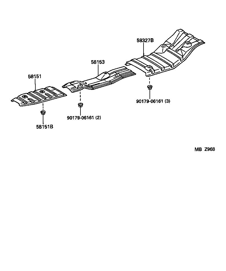 Exploded illustration MBZ968