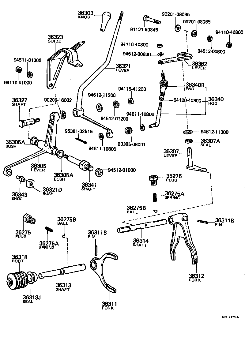 Exploded illustration MC7175A