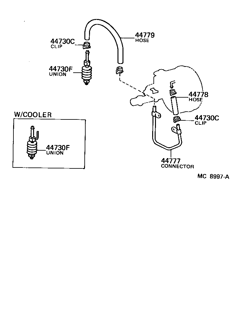 Exploded illustration MC8997A