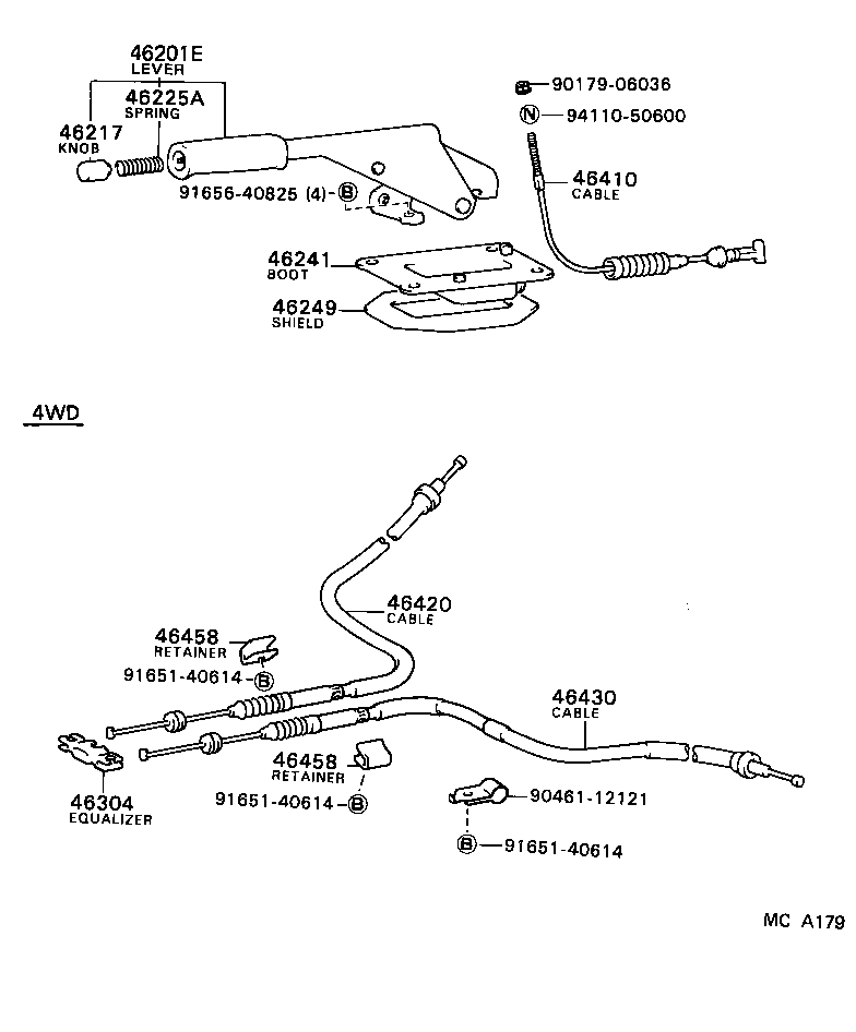 Exploded illustration MCA179