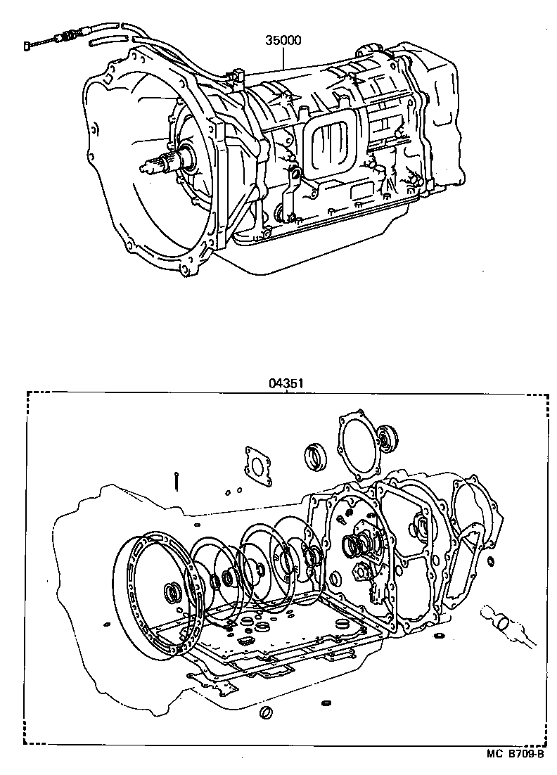 Exploded illustration MCB709B