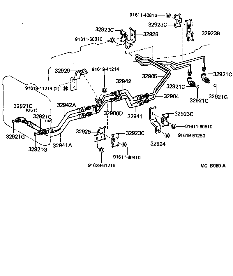 Exploded illustration MCB969A