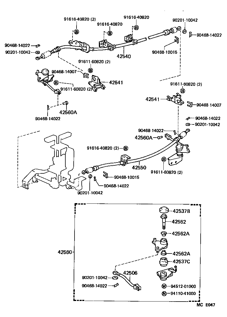 Exploded illustration MCE047