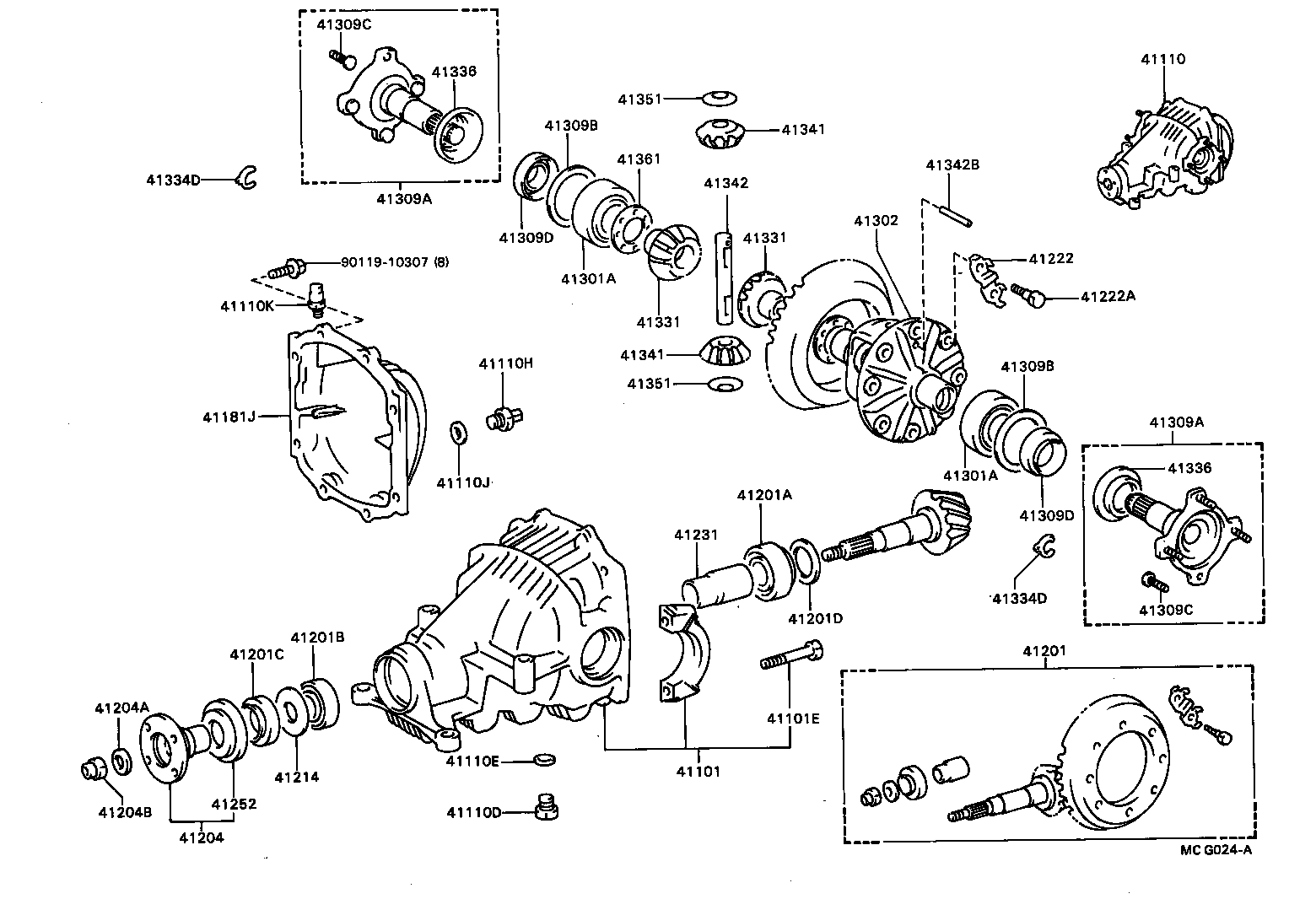 Exploded illustration MCG024A