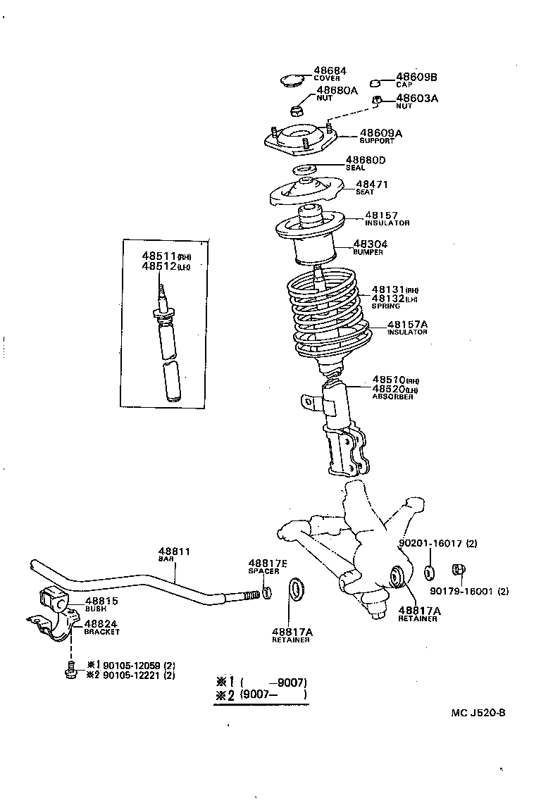Exploded illustration MCJ520B