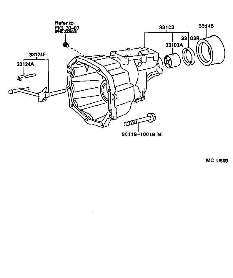Exploded illustration MCU509