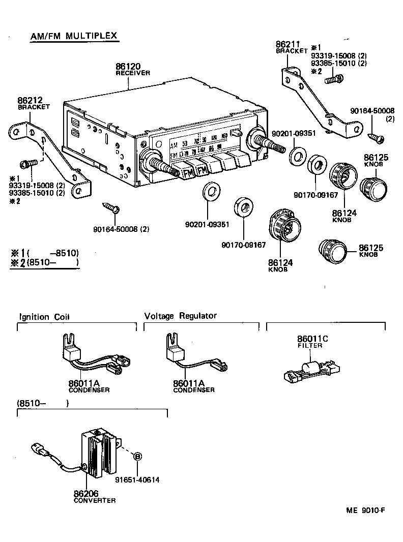 Exploded illustration ME9010F