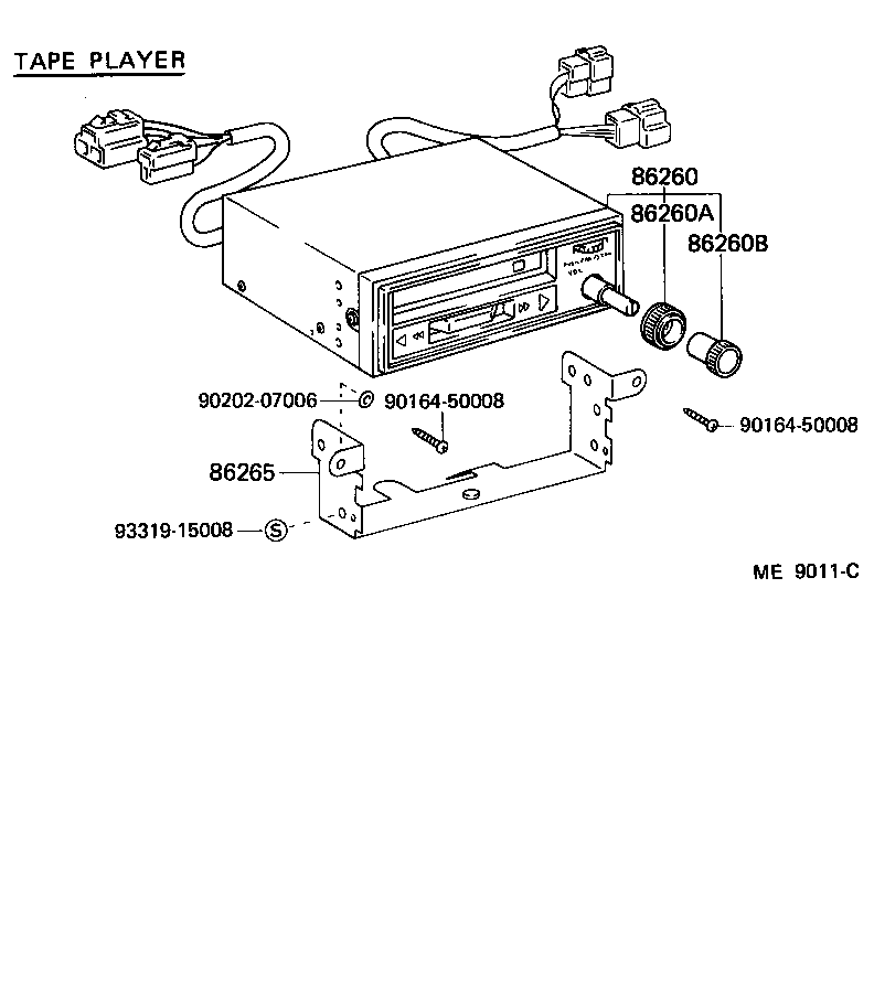 Exploded illustration ME9011C