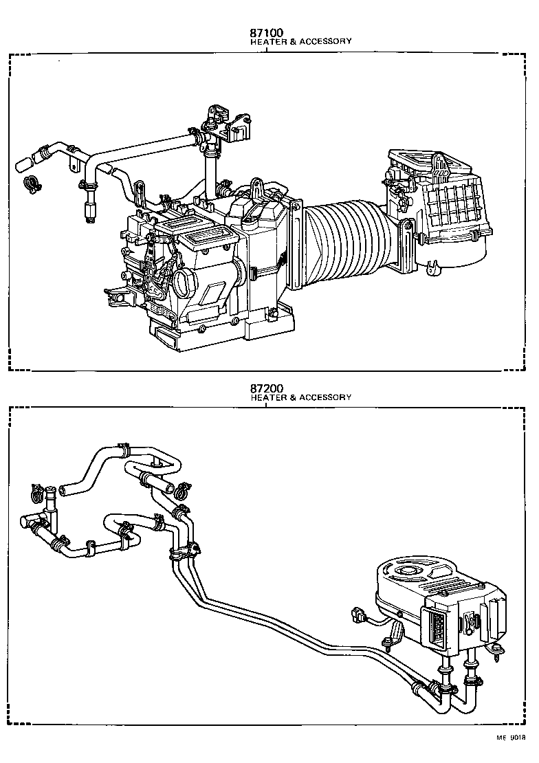 Exploded illustration ME9018