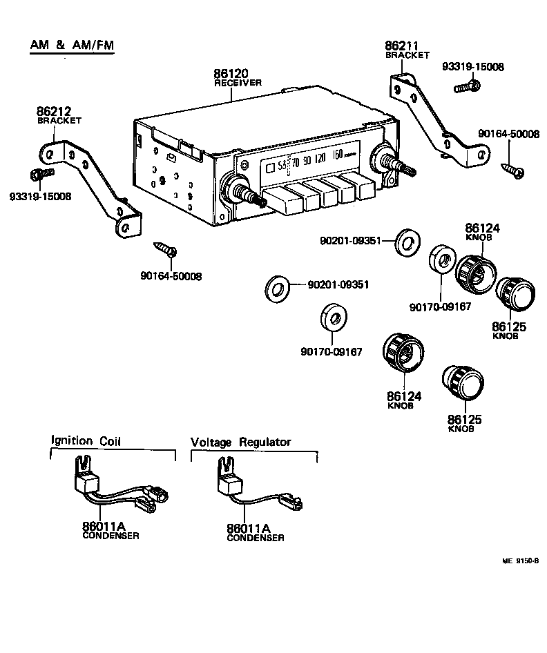 Exploded illustration ME9150B