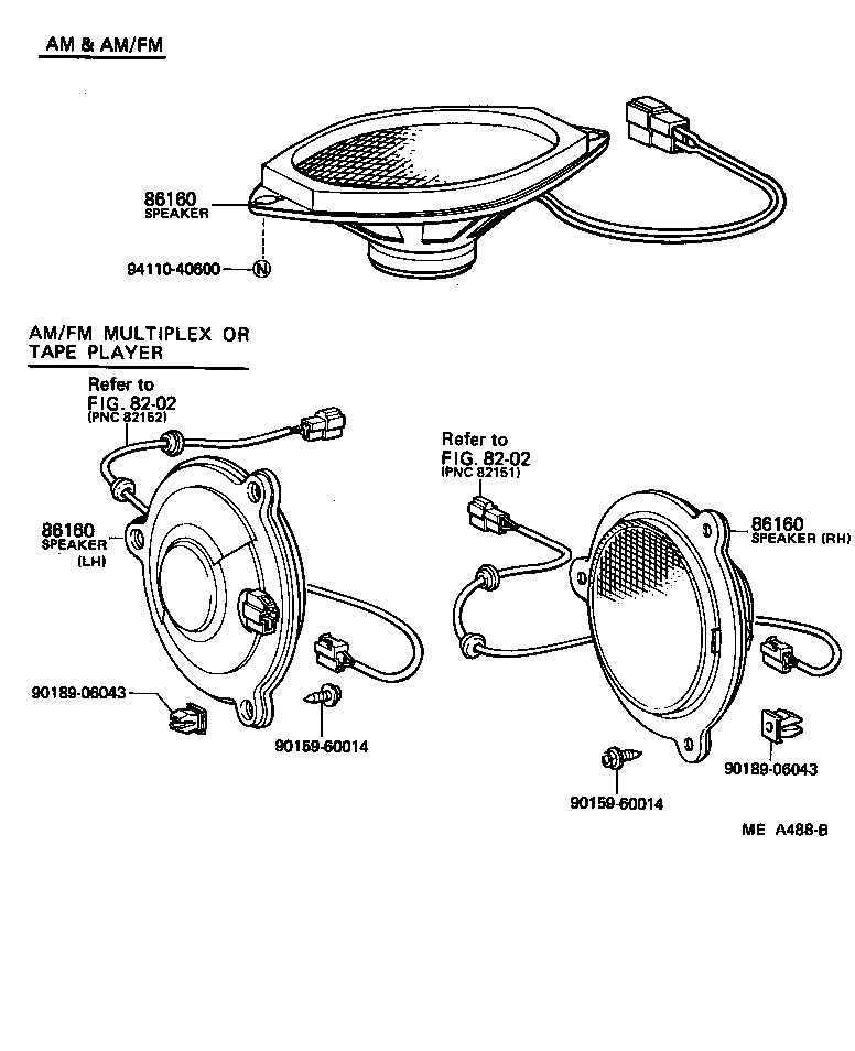 Exploded illustration MEA488B