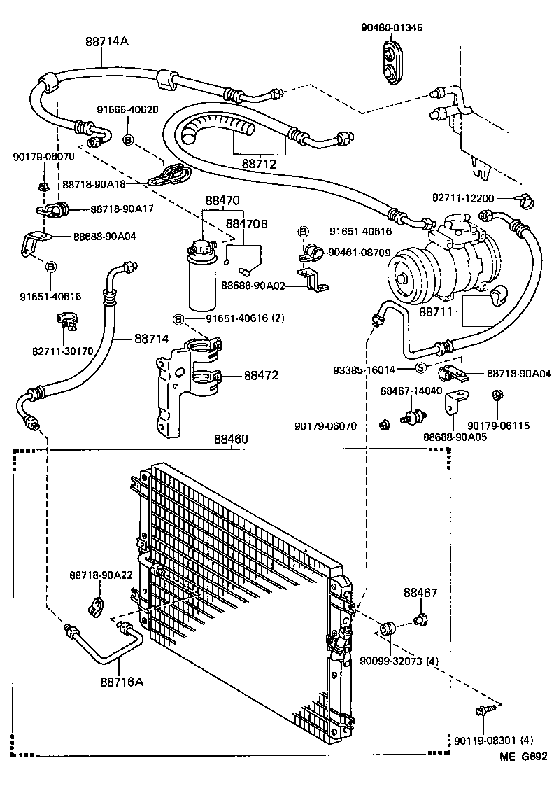 Exploded illustration MEG692