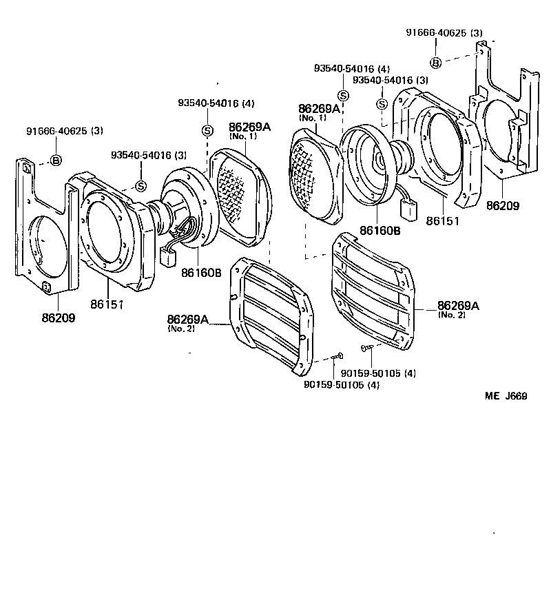 Exploded illustration MEJ669