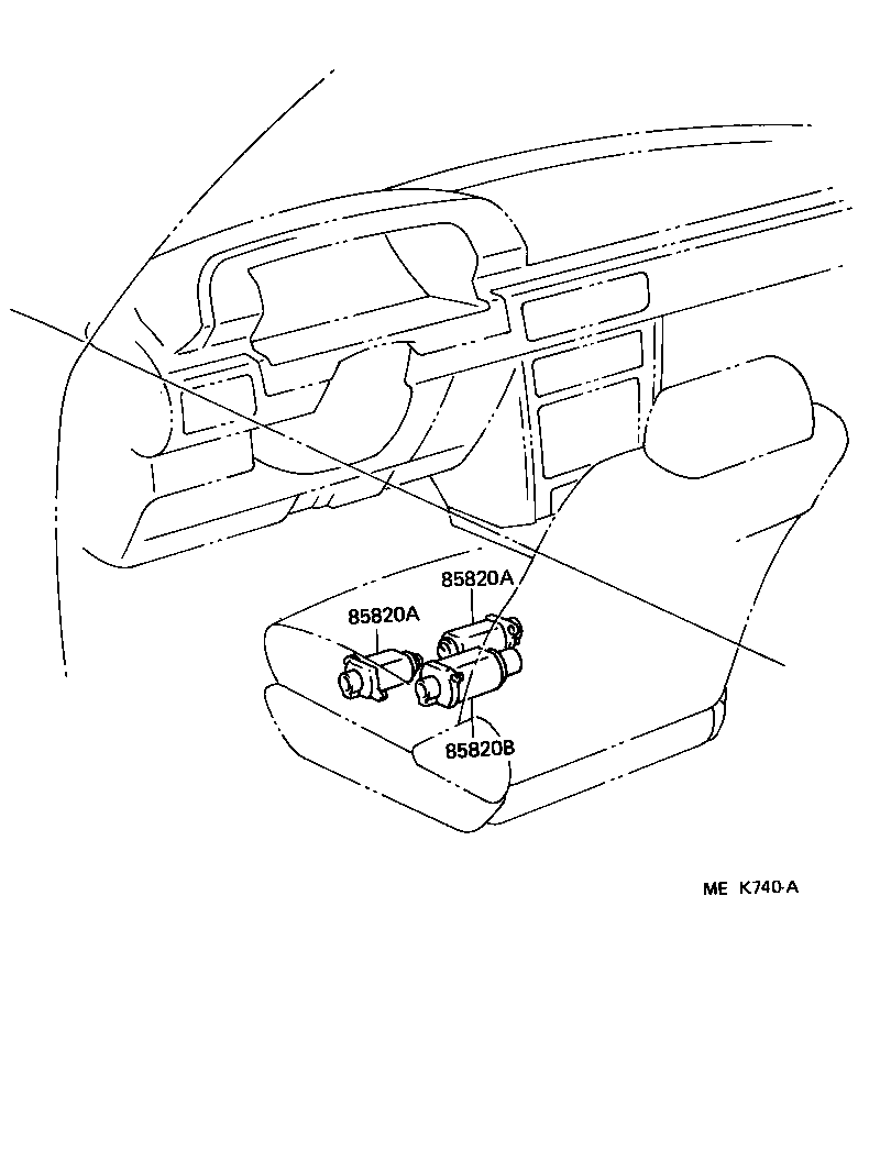 Exploded illustration MEK740A