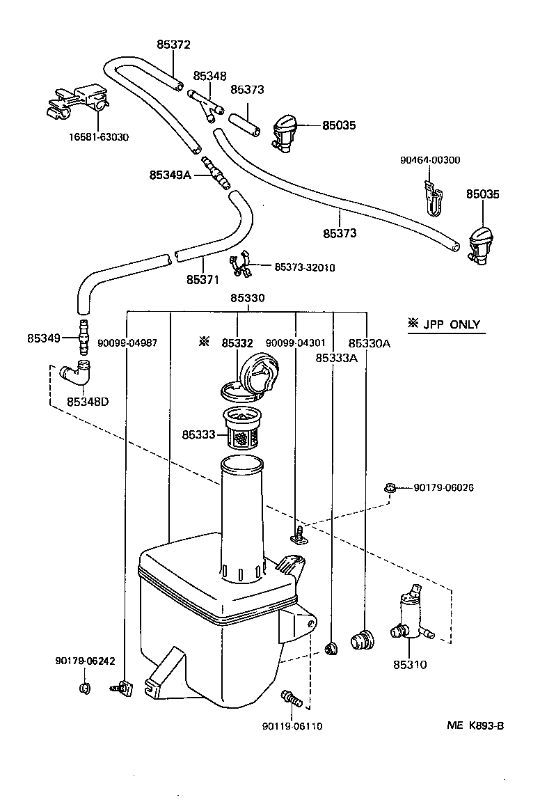 Exploded illustration MEK893B