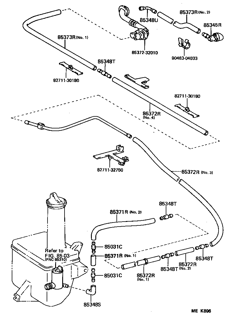 Exploded illustration MEK896
