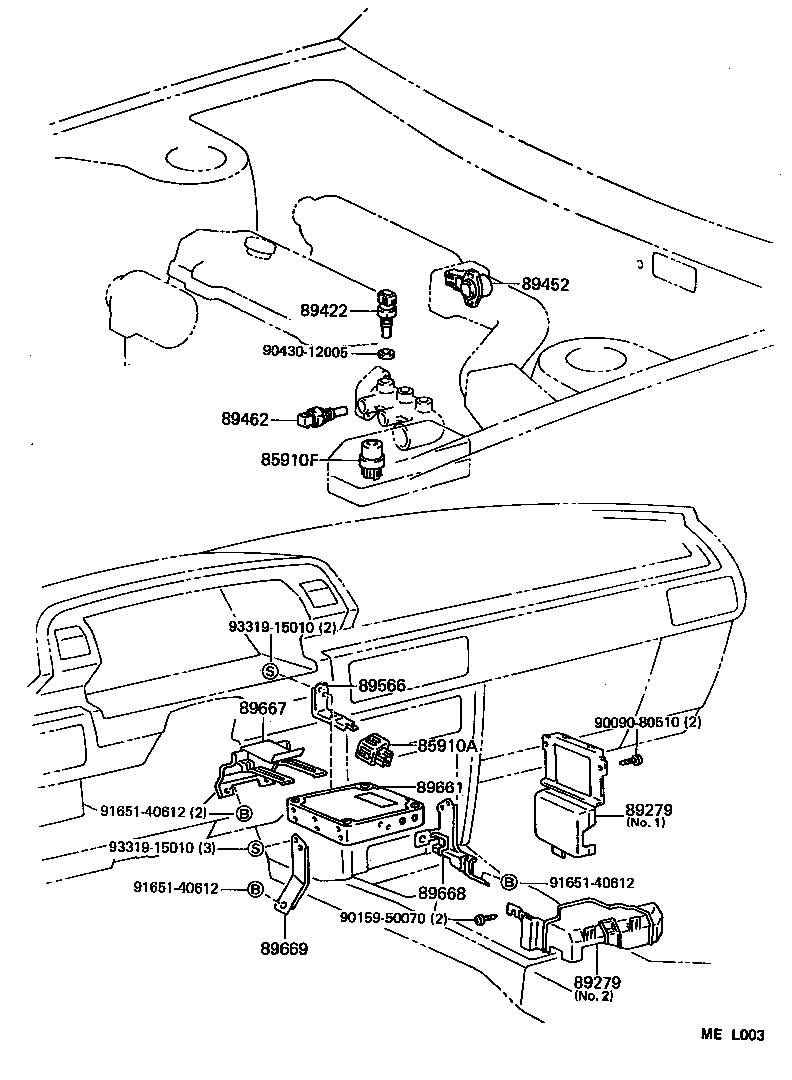 Exploded illustration MEL003