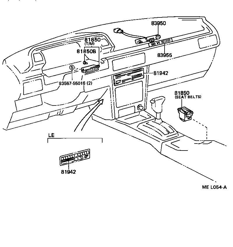 Exploded illustration MEL054A