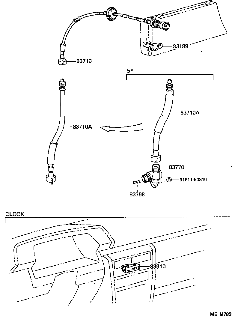 Exploded illustration MEM783
