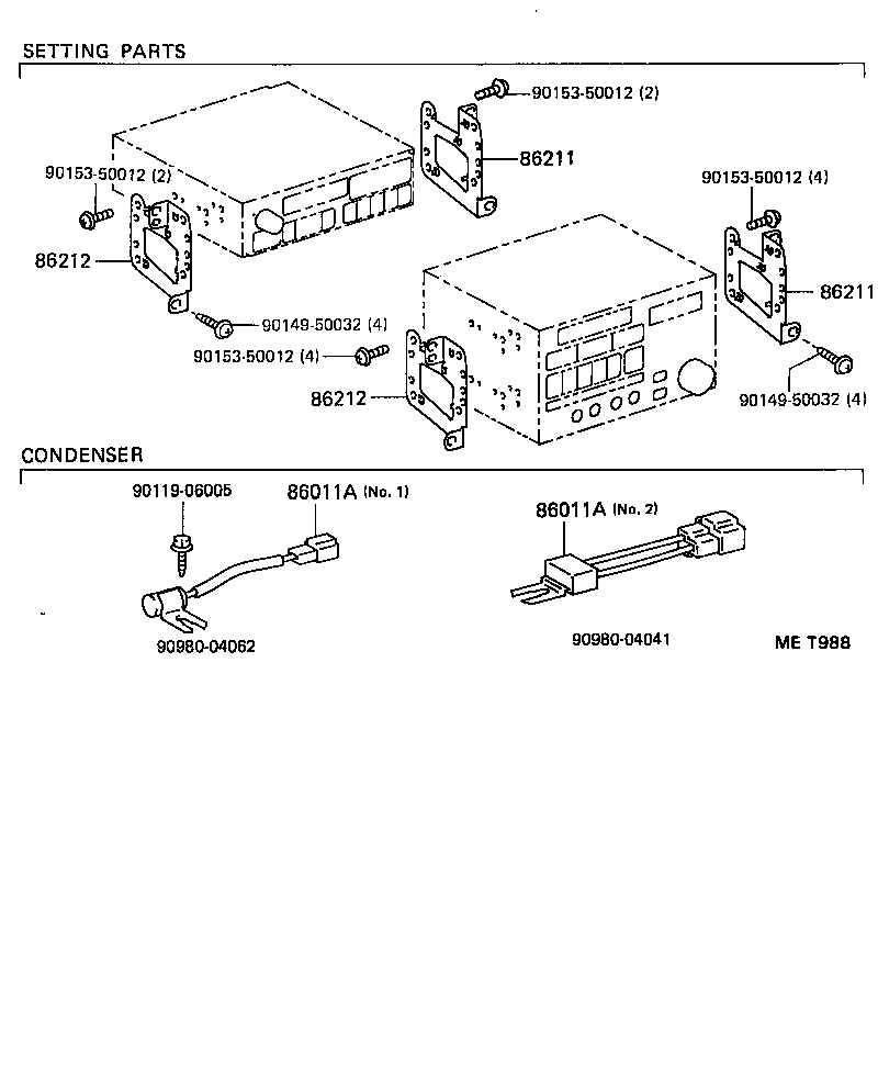 Exploded illustration MET988