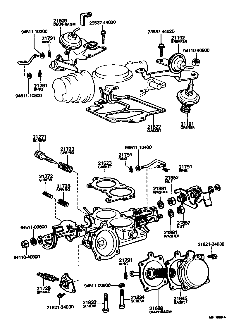 Exploded illustration MF1869A