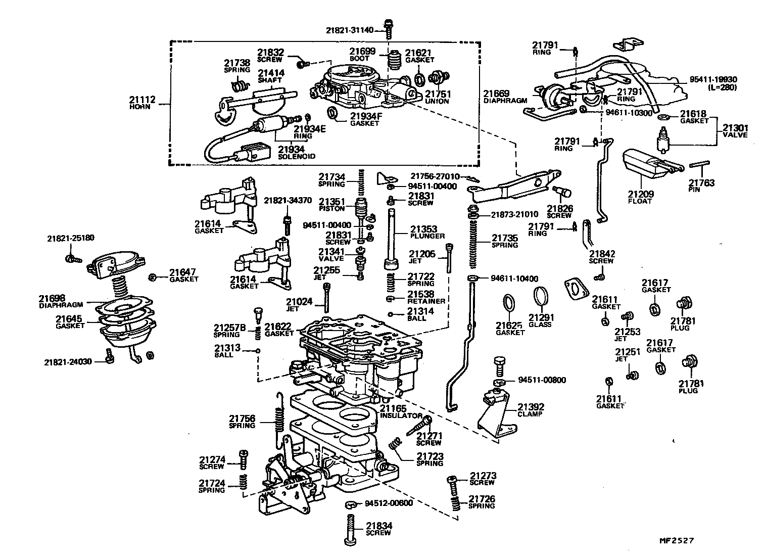 Exploded illustration MF2527