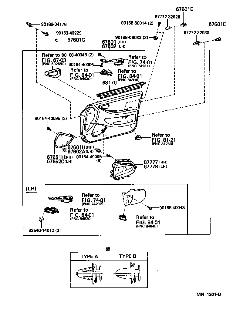 Exploded illustration MN1201D