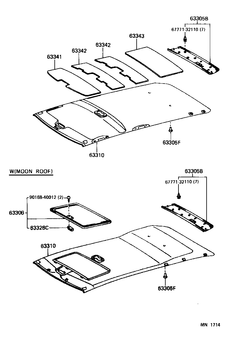 Exploded illustration MN1714