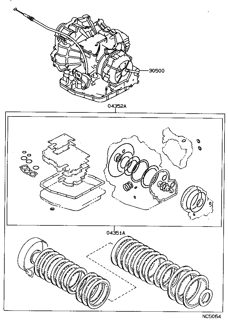 Exploded illustration NC5064