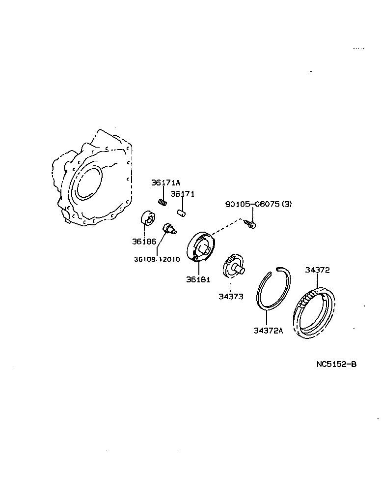 Exploded illustration NC5152B