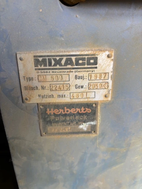 Mixaco CM 600 - Image 3