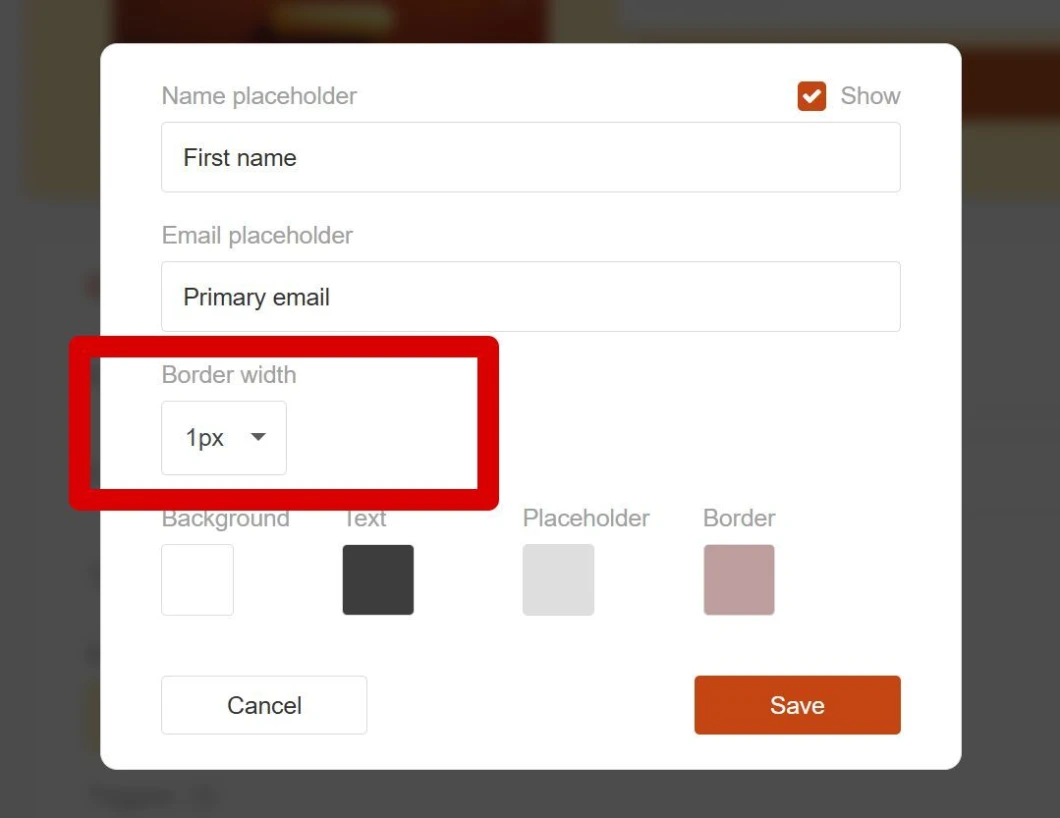 Added "Width" to border in Greyboxes