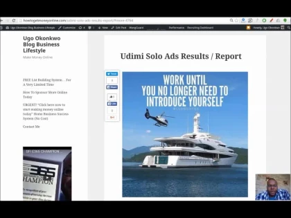 Ugo Okonkwo review on Udimi solo ads