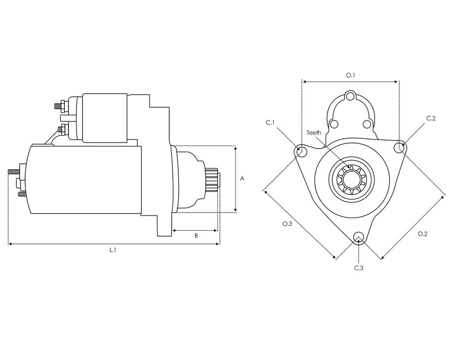 Starter BOSCH/VW – Produktansicht 5