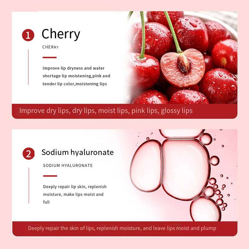 Cherry collagen moisturizing lip mask 20 pieces
