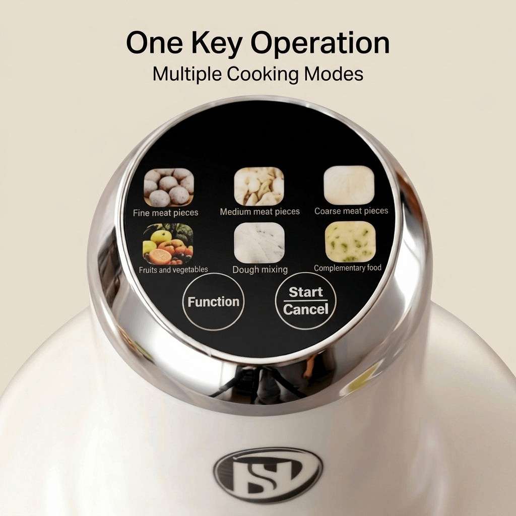 4-in-1 Multifunctional Meat Grinder, Dough Mixer & Grinder