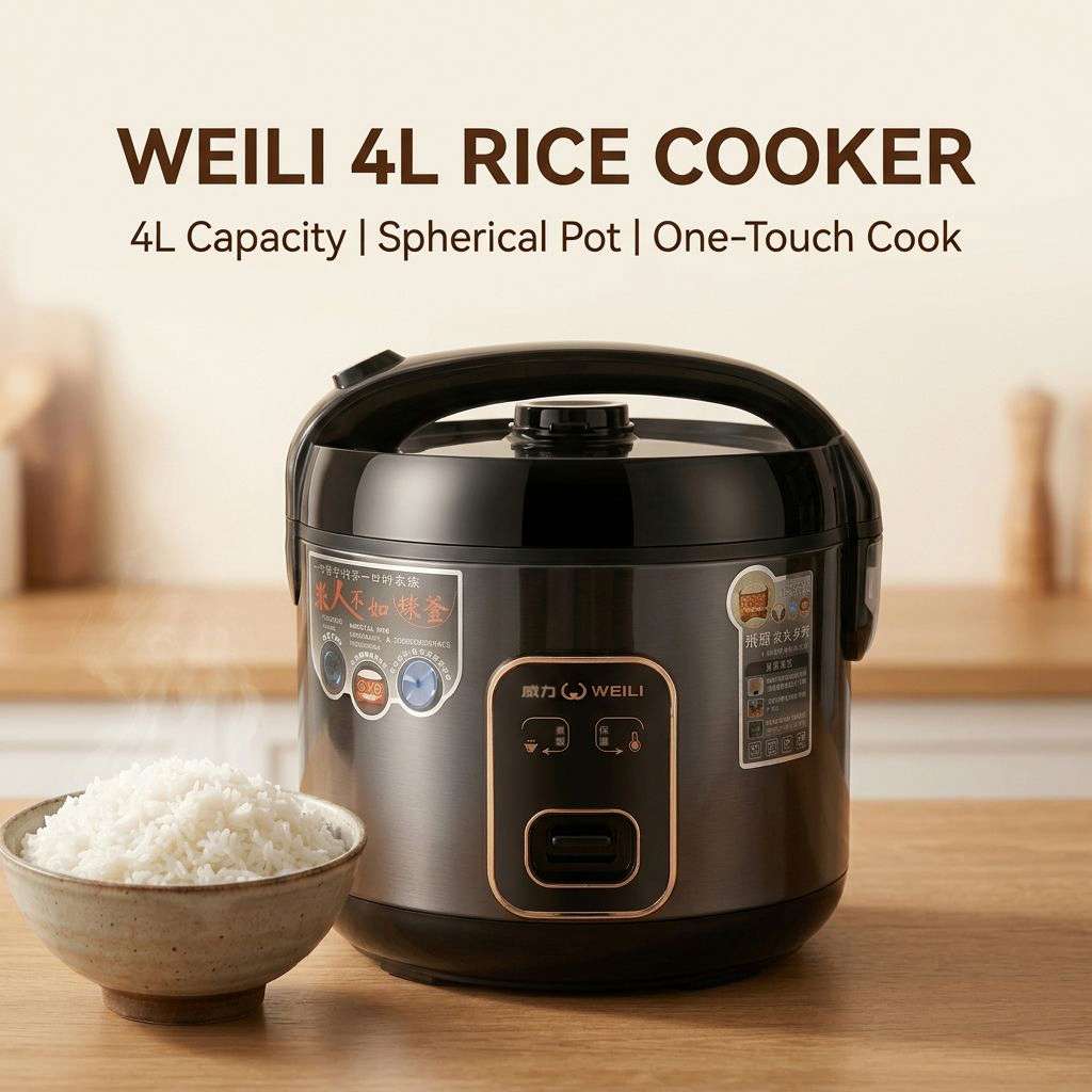 Weili 4L Large Capacity Rice Cooker