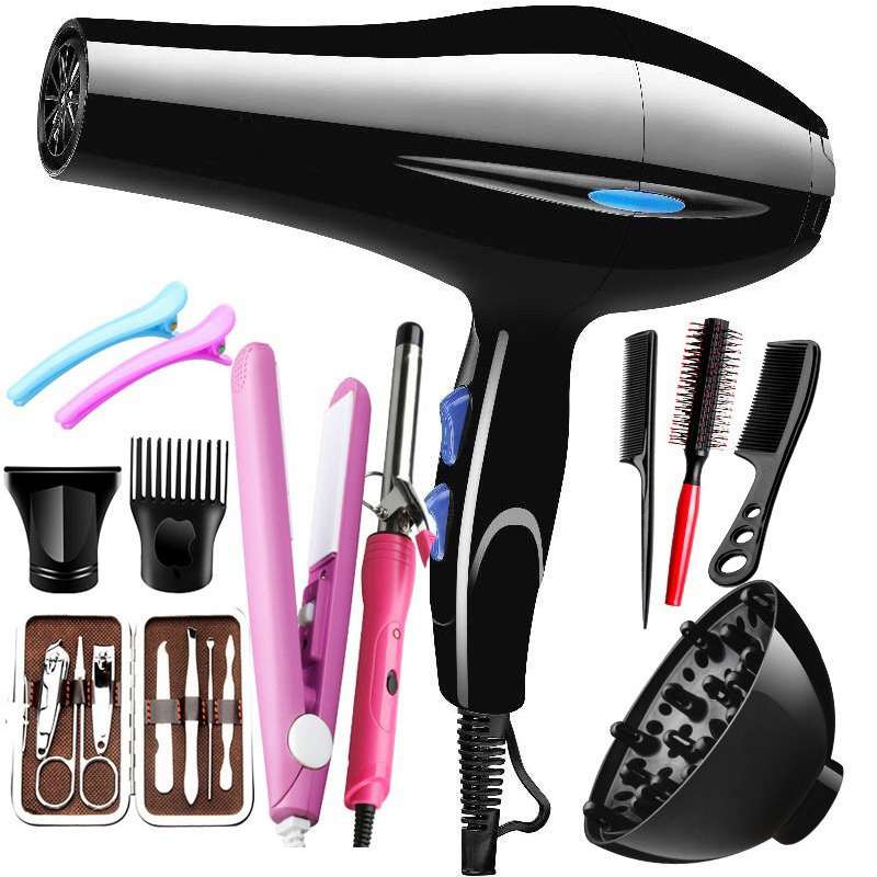 Household hair dryer with high power and large air volume for both hot and cold weather