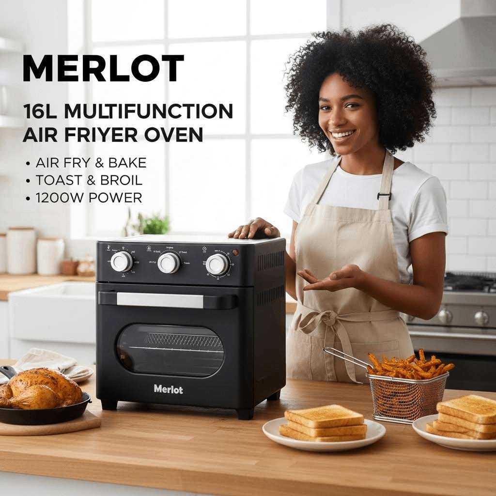 16L Extra Large Multifunctional Air Fryer Oven All-in-One