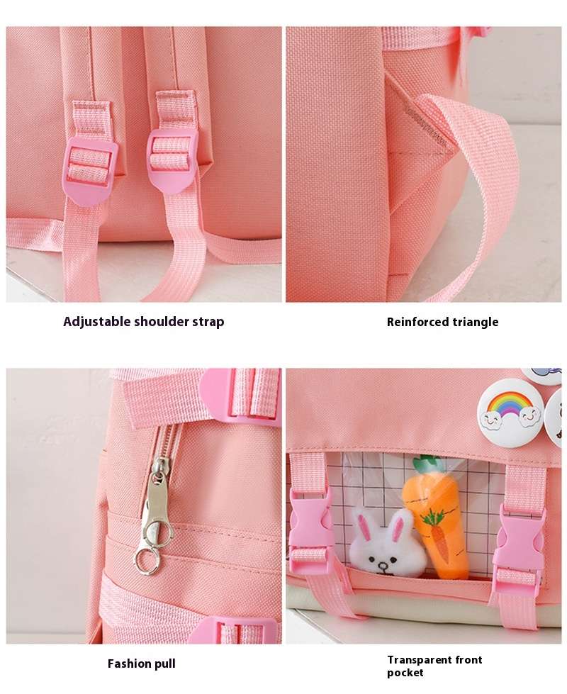 Cute Backpack Five Piece Set