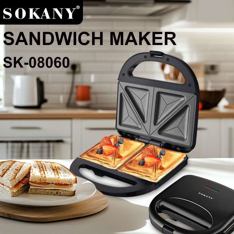 Sandwich machine toast multifunctional breakfast machine double plate baking portable electric cake