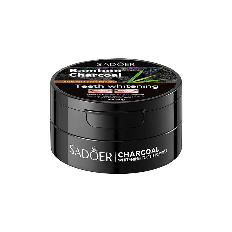 SADOER Bamboo Charcoal Activated Carbon Whitening Tooth Powder