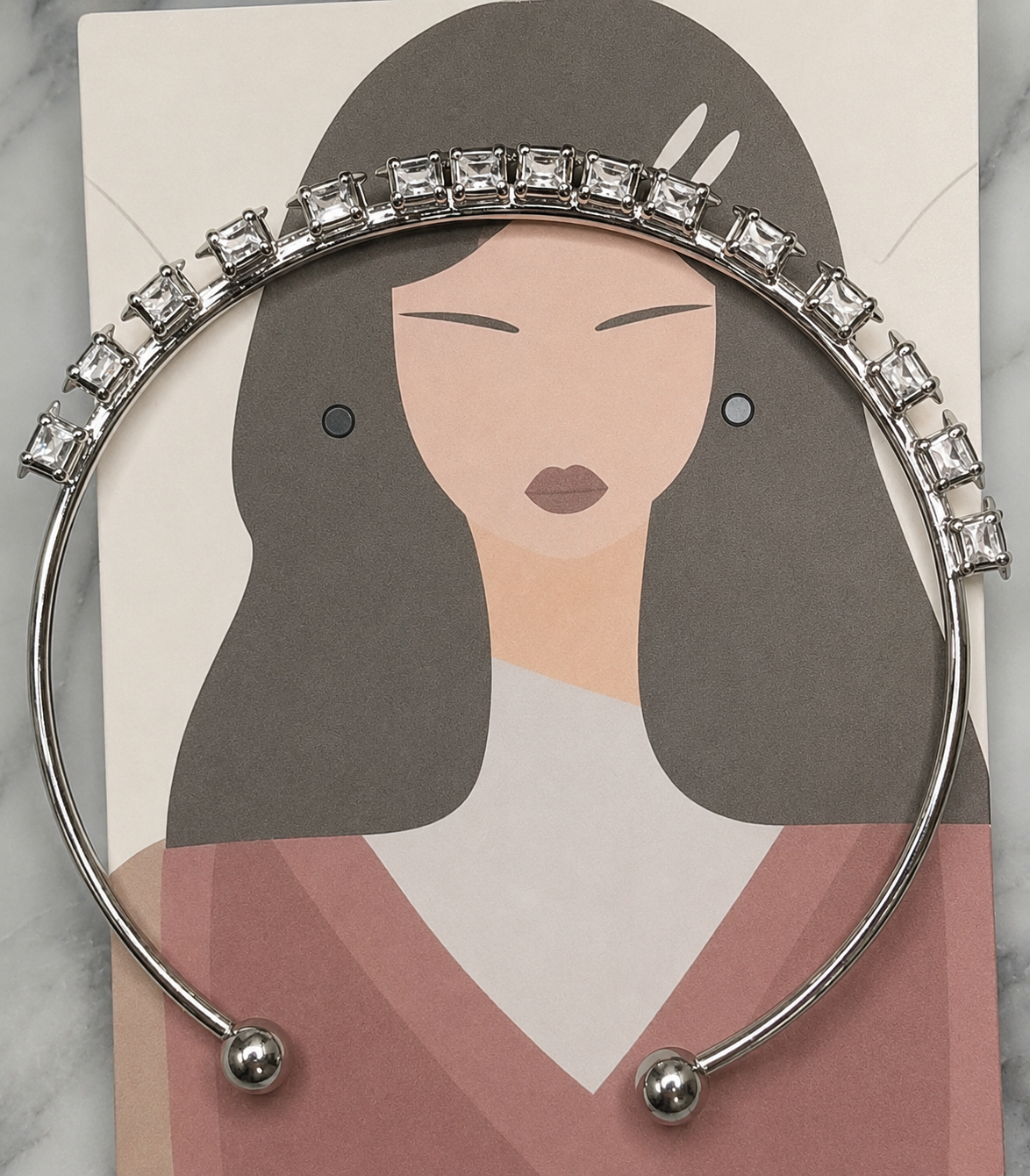 Silver Rhinestone Bracelet