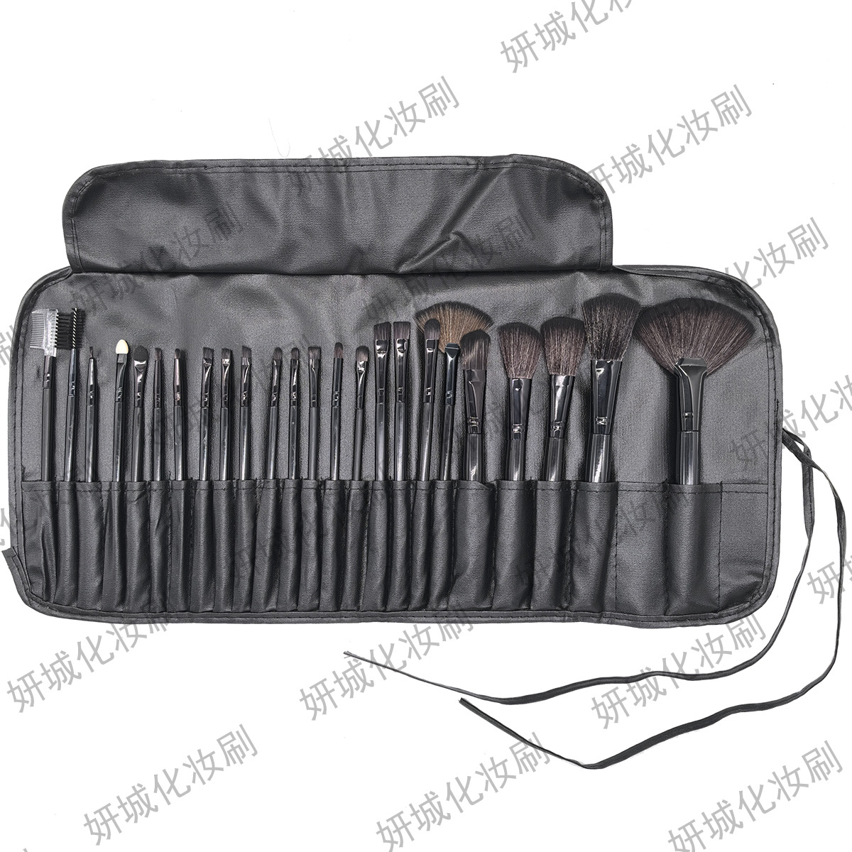 32 Pieces of 24 Makeup Brushes in Stock, Wood Color Makeup Brush Set with Brush Bag, Makeup and Beauty Tools.