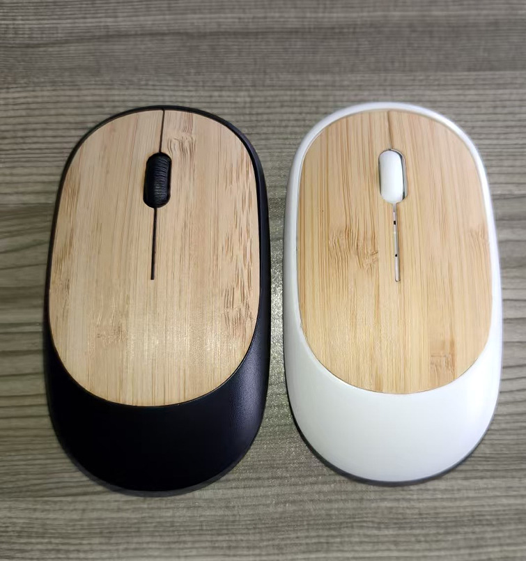 New Natural Bamboo Sheet 2.4g Wireless Transmission Accessories with Curved Edges, No Burrs, Ergonomic Design, Factory Direct Sales Rating 0 of 5  Rating 0.5 of 5  Rating 1 of 5